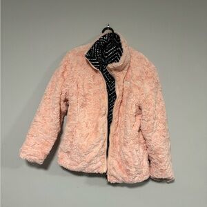 North Face reversible pink and black jacket